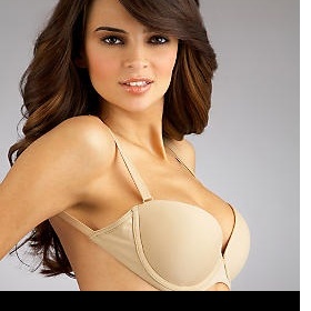 Podprsenka s ramínky bez zapínání na zádech v kamenných prodejnách