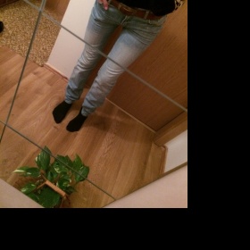 Světle modré  rifle C&A - foto č. 1