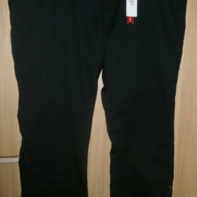Černé strečové kalhoty Sheego - foto č. 1
