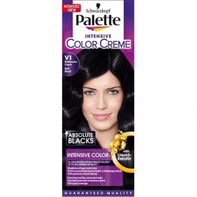 Palette color creme červeno černý