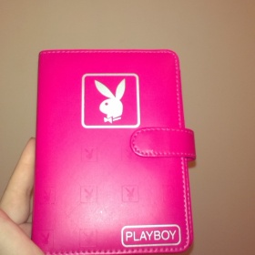 Růžový diář a propiska Playboy - foto č. 1