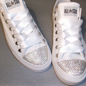 Tenisky s kamínky Converse - foto č. 1