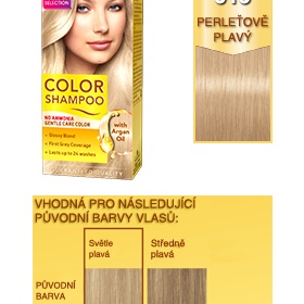 Barevný výsledek Palete Color Shampoo 315
