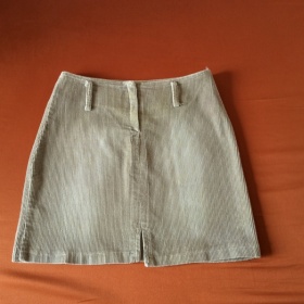 Sukně světlá manšestrová neznačková