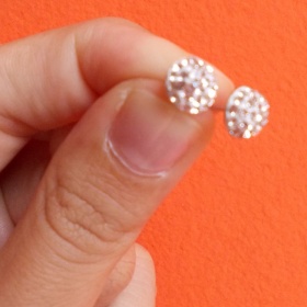 Náušničky z kamínků Fashion