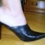 Kožené italské nazouvací boty na podpatku Luisa Dorio - foto č. 2