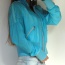 Světle modrá tyrkysová sportovní bunda s kapucí River Island - foto č. 5