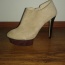 Nude kotníkové boty na vysokém podpatku Zara - foto č. 2