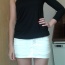 Bílá riflová mini sukně neznačková - foto č. 2