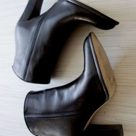 Kožené kozačky Jonak Paris