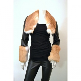 Bolero kůže a kožešina Lux Tenebrae