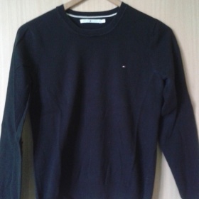 Černý tenký svetřík Tommy Hilfiger