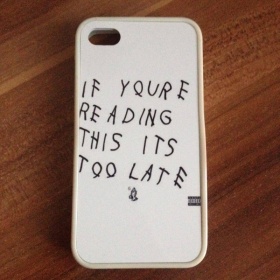 Bílý kryt Drake na iPhone 4S / 4 - foto č. 1