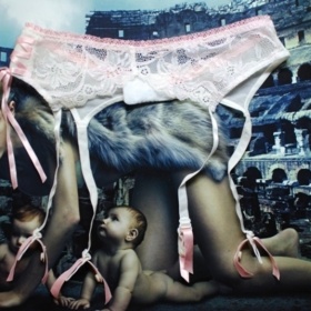 Krajkový podvazkový pás New Yorker