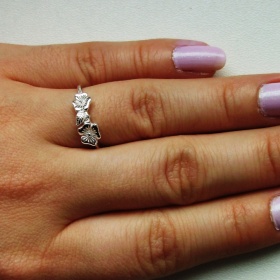 Stříbrný prsten neznačková