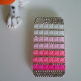 Růžový kryt iPhone 4S - foto č. 1