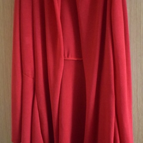 Červený cardigan neznačková - foto č. 1