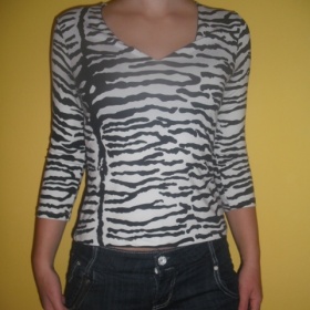 Zebří nekrčivé tričko