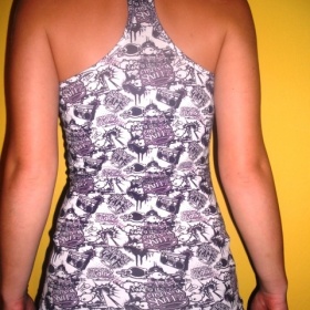 Fialkové tílko  Cropp