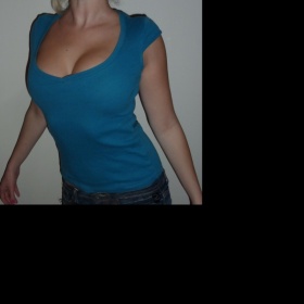 Modré tričko Fishbone