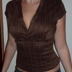 Hnědá košile Orsay