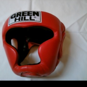 Kožená helma na Box zn. Green Hill - foto č. 1