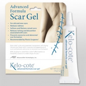 Silikonový gel na zabránění opětovného zjizvení v nose