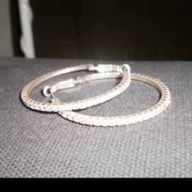 Bižu kruhy se štras kamínky