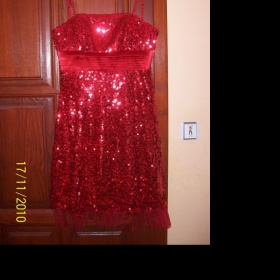 Plesové šaty s flitry