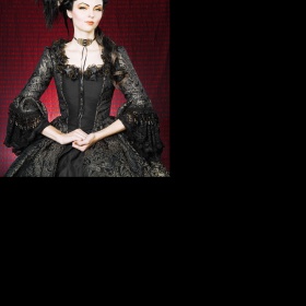 Černé svatební šaty - inspirace