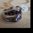 Prsten, fialové krystaly - foto č. 2
