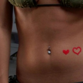 Sluneční tetování - opalovací samolepky