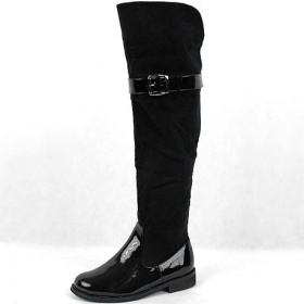 Kozačky/sněhule dole gumové