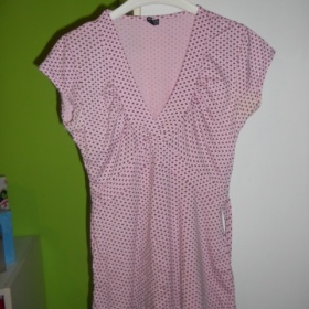 Růžová halenka se zavazováním Amisu S