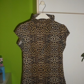 Leopardí tričko s roláčkem Terranova M