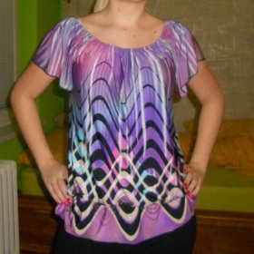 Barevná halenka z polského butiku bez značky