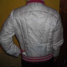 Bílo růžová teplá bunda z Terranovy - foto č. 1