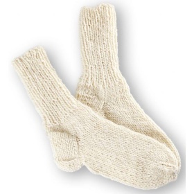 Pletené ponožky neznačková - foto č. 1