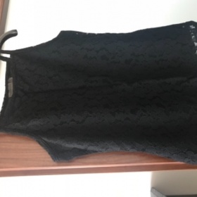 Černé krajkové tílko Bonprix