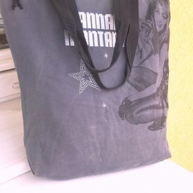 Černá riflová taška na rameno Hannah Montana