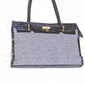 Kabelka pepito vzor lakovaná HM