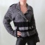 Kabátový svetr na zip Mikaella Ess - foto č. 2