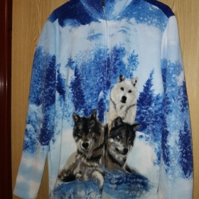 Dámská teplá mikina s vlky Atlas for Men - foto č. 1