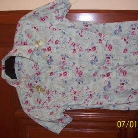 Krémová květovaná košile Terranova