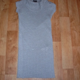 Šedé svetrošaty Terranova se stříbrnými nitkami