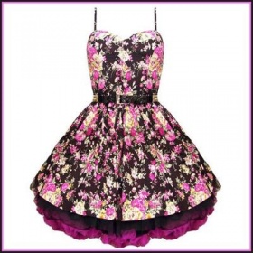 Koupím barevné retro šaty - foto č. 1