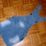 Riflové šaty s kšandy - foto č. 2
