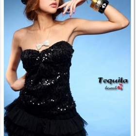 Krajková černá balerína/tutu minisukně