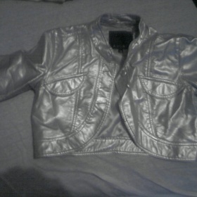 Stříbrná bundička či sáčko z New Yorkru