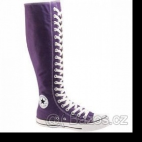 Vysoké converse, plátěné kozačky, vysoké kecky